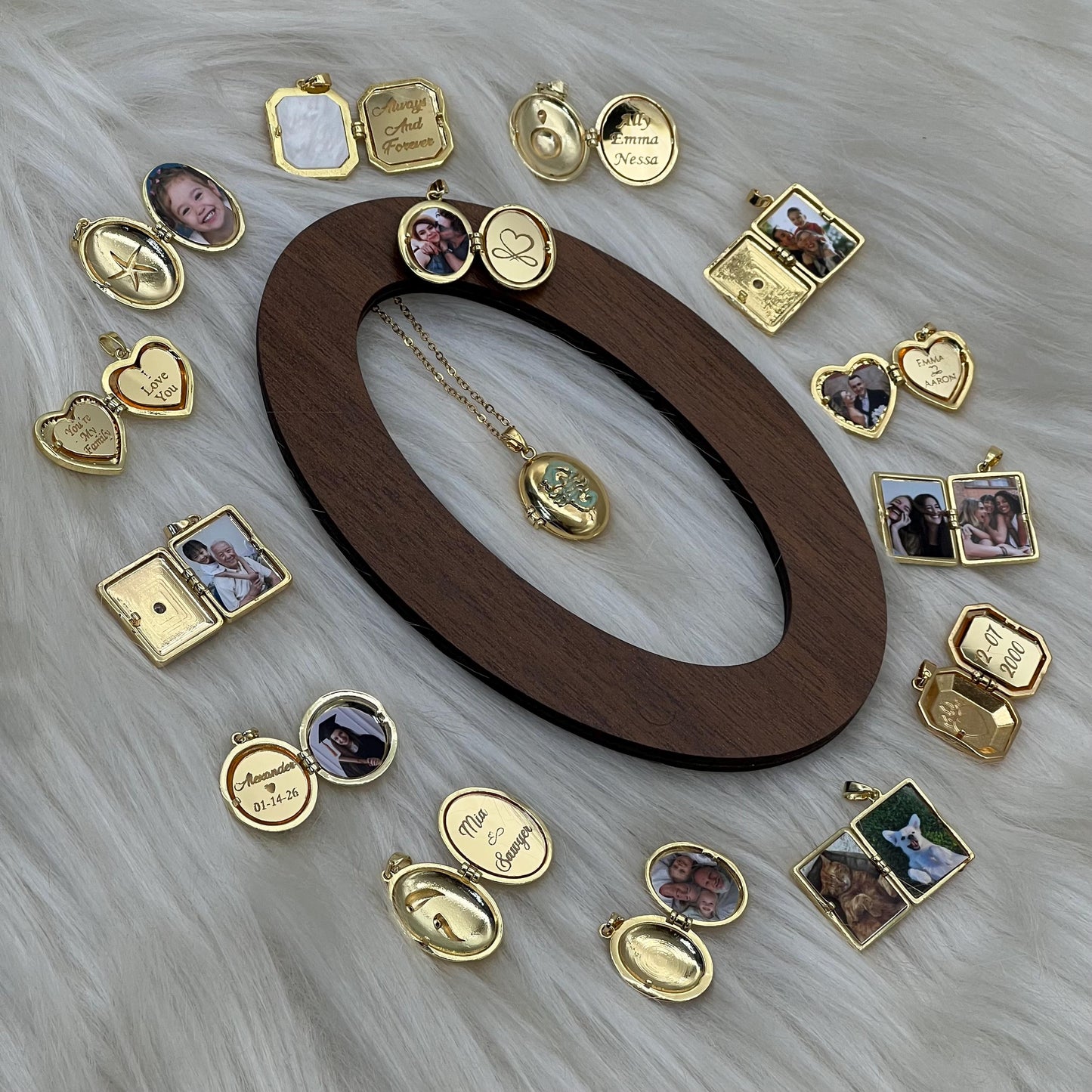 Scorpio Oval Photo Locket Necklace – Personalized Keepsake Gift