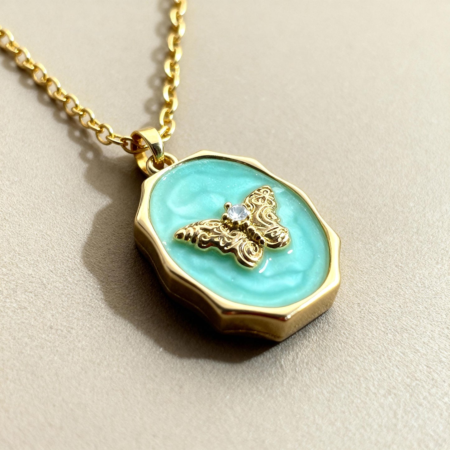 Butterfly Photo Locket Necklace – Personalized Keepsake Gift
